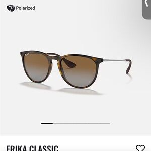Ray-Ban Erika Sunglasses with Tortoiseshell Frame